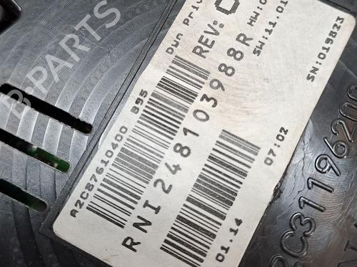 Instrument cluster RENAULT MEGANE III Hatchback (BZ0/1_, B3_) 1.5 dCi (BZ09, BZ0D, BZ1W, BZ29, BZ14) | BP27461916C47 