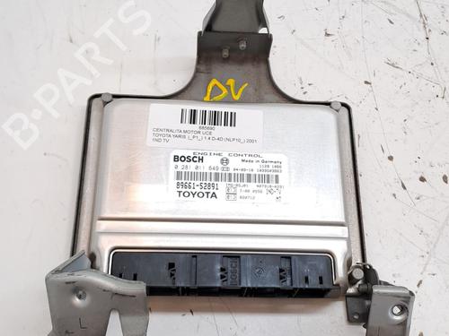 Used Engine control unit (ECU) TOYOTA YARIS (_P1_) 1.4 D-4D (NLP10_, NLP10R) (75 hp) 28163846
