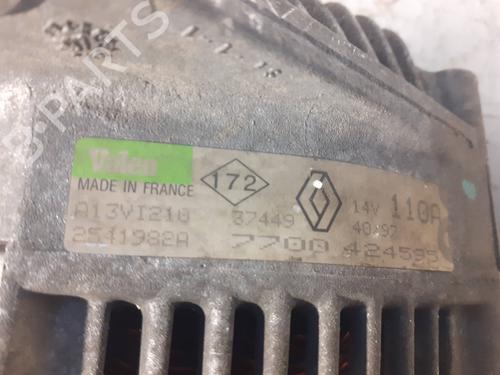 Alternator RENAULT LAGUNA I (B56_, 556_) 2.2 D (B56F/2) | BP25464987M7 