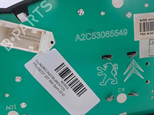 Instrument cluster PEUGEOT 207 (WA_, WC_) 1.6 16V Turbo | BP23363353C47 