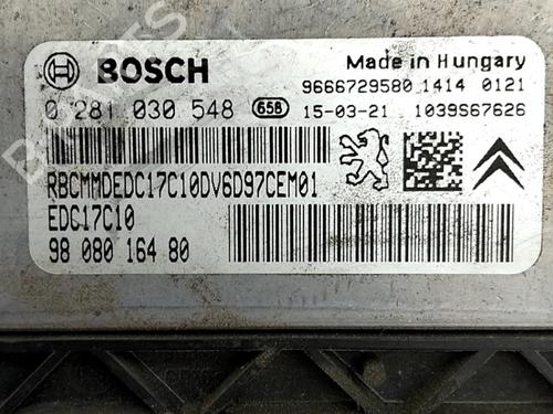 Engine control unit (ECU) CITROËN C3 Picasso (SH_) 1.6 HDI 90 | BP33767655M57 - Image 2