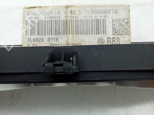 Instrument cluster VW TOUAREG (7LA, 7L6, 7L7) 2.5 R5 TDI | BP29301545C47 