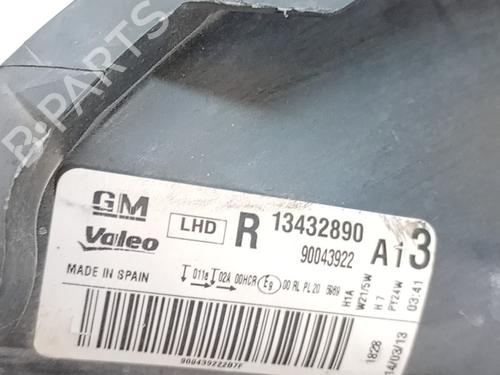 Right headlight OPEL CORSA D (S07) 1.2 (L08, L68) | BP39401019C29 - Image 3