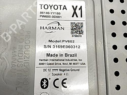 Display monitor TOYOTA YARIS (_P13_) 1.5 (NSP131_) | BP30960647C48