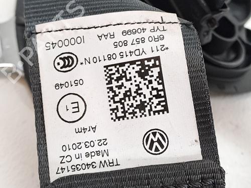 Rear left seatbelt VW POLO V (6R1, 6C1) 1.6 TDI | BP24109009I29 