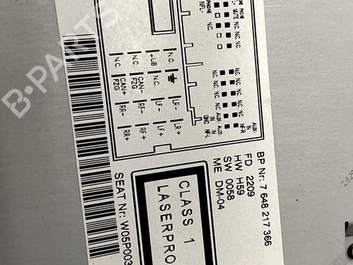 Radio SEAT ALTEA (5P1) 1.9 TDI | BP31328669E6 