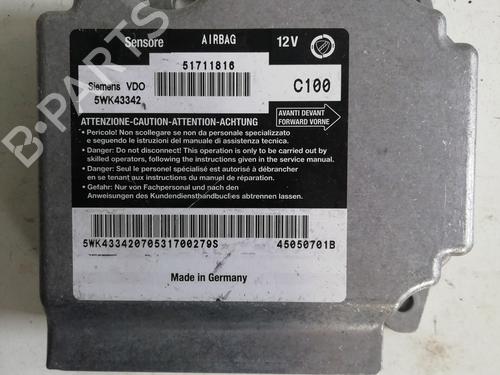 Kollisjonspute styreenhet FIAT STILO (192_) 1.6 16V (192_XB1A) | BP25458262M53 