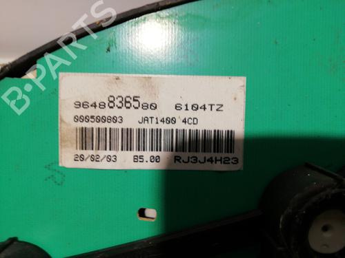 Used Instrument cluster PEUGEOT 206 Hatchback (2A/C) 1.4 HDi eco 70 (68 hp) 25454992