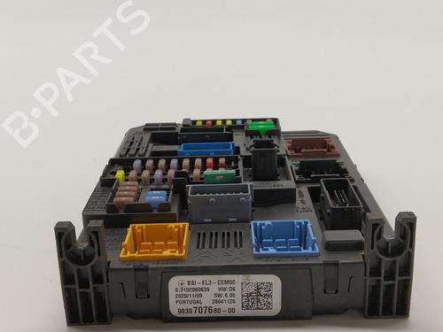 Fuse box PEUGEOT PARTNER Box Body/MPV (K9) 1.5 BlueHDi 100 | BP27193320E1 