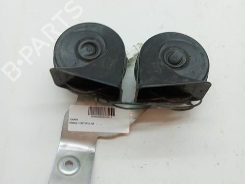 Horn RENAULT CAPTUR I (J5_, H5_) 1.5 dCi 90 (J5N4, J5M5, J5MW, J5M6, J5AL, J5AJ) (90 hp) 27858408