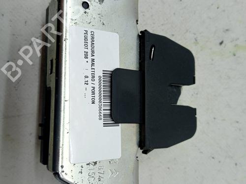 Used Tailgate lock PEUGEOT 208 I (CA_, CC_) 1.6 BlueHDi 100 (100 hp) 23349609