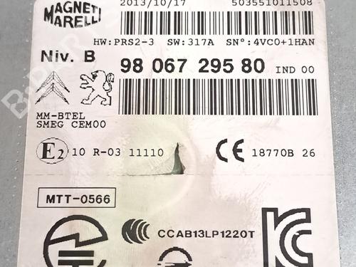 Radio PEUGEOT 2008 I (CU_) 1.6 HDi | BP28960011E6 