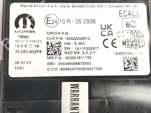 Electronic module FIAT 500e (332_) Elektro 3+1 (FA1) | BP39556204M83 - Image 3