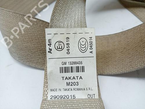 Rear right seatbelt OPEL INSIGNIA A (G09) 1.6 CDTi (68) | BP23976551I28 