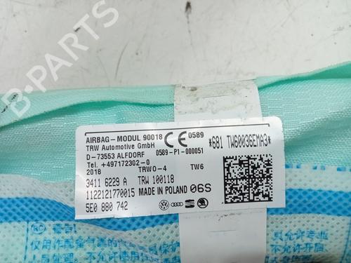 Right curtain airbag SKODA OCTAVIA III (5E3, NL3, NR3) 1.4 TSI | BP29302575C12 