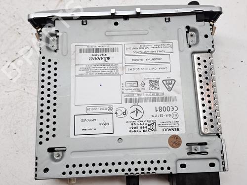 Radio RENAULT MEGANE III Hatchback (BZ0/1_, B3_) 1.5 dCi (BZ09, BZ0D, BZ1W, BZ29, BZ14) | BP27292825E6 