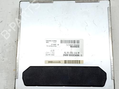 Used Engine control unit (ECU) MERCEDES-BENZ C-CLASS (W203) C 200 Kompressor (203.045) (163 hp) 31700754