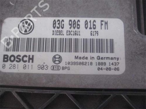 Engine control unit (ECU) VW GOLF V (1K1) 2.0 TDI 16V | BP25459930M57