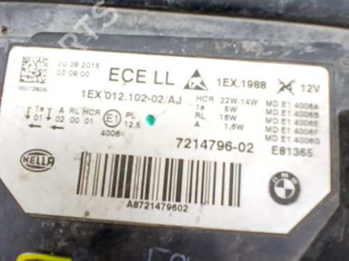 Scheinwerfer rechts für BMW 3 (F30, F80) 318 d (150 hp) 30622616
