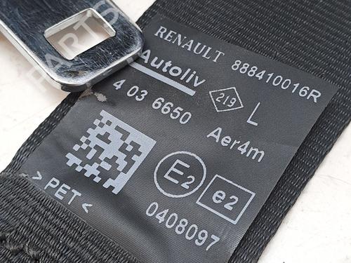 Rear left seatbelt RENAULT MEGANE III Hatchback (BZ0/1_, B3_) 1.5 dCi (BZ09, BZ0D, BZ1W, BZ29, BZ14) | BP27461913I29 