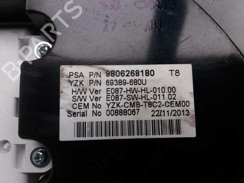 Instrument cluster PEUGEOT 3008 I MPV (0U_) 1.6 HDi | BP23874379C47 
