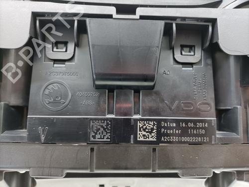 Instrument cluster SKODA OCTAVIA III (5E3, NL3, NR3) 1.6 TDI | BP25465421C47 