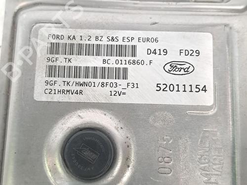 Engine control unit (ECU) FORD KA (RU8) 1.2 | BP26192953M57 