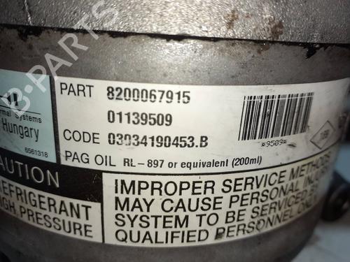 AC compressor RENAULT ESPACE IV (JK0/1_) 2.2 dCi (JK0H) | BP25465043M34 