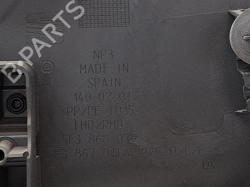 Front left panel SEAT LEON (5F1) 2.0 TDI | BP23366286C58 