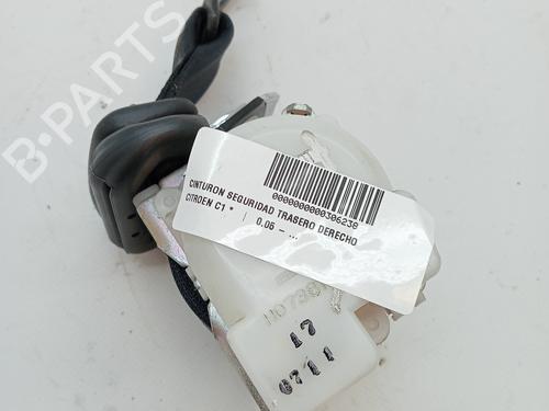 Used Rear right seatbelt CITROËN C1 (PM_, PN_) 1.4 HDi (54 hp) 23340832