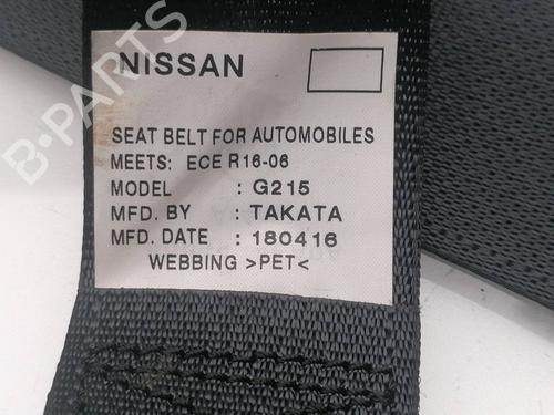Used Rear right seatbelt NISSAN QASHQAI II (J11, J11_) 1.5 dCi (110 hp) 23939000
