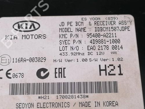 Electronic module KIA CEE'D (JD) 1.4 CVVT | BP23386227M83 