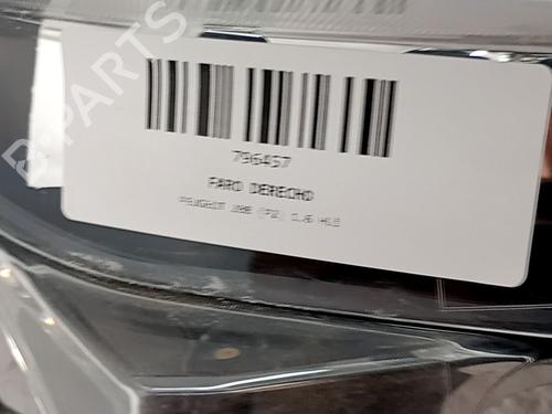 Used Right headlight Right headlight PEUGEOT 208 I (CA_, CC_) 1.6 HDi (92 hp) 33760943 33760943