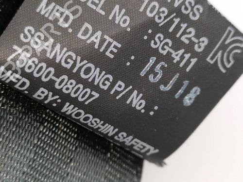 Rear left seatbelt SSANGYONG REXTON W / REXTON 2.2 Xdi All-wheel Drive | BP23382218I29 
