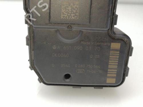 Spjældhus MERCEDES-BENZ C-CLASS T-Model (S204) C 200 CDI (204.201) (136 hp) 23386189