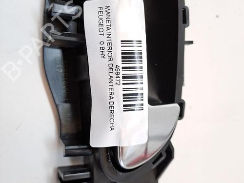 Used Front right interior door handle PEUGEOT 208 I (CA_, CC_) 1.6 BlueHDi 100 (100 hp) 23288204