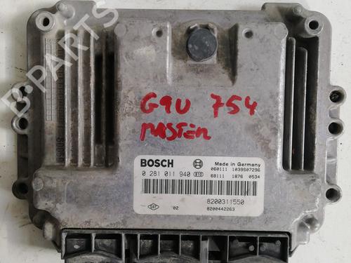 Calculateur moteur (ecu) RENAULT MASTER II Bus (JD) 2.5 dCi 120 (JD0M, JD1M, JD1W) (115 hp) 25458227