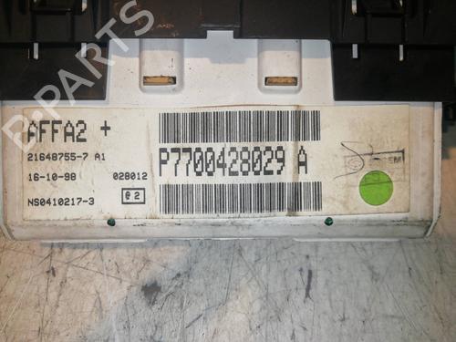 Ferdsskriver RENAULT MEGANE I (BA0/1_) 1.6 16V (BA04, BA0B, BA11, BA1J, BA16, BA19, BA1K, BA1V,... (107 hp) 25131167