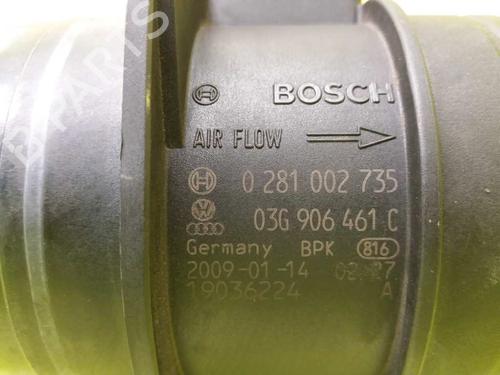 Mass air flow sensor VW PASSAT B6 (3C2) 1.9 TDI | BP25346698M95