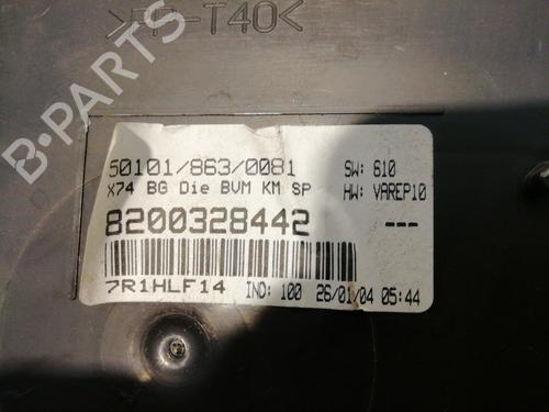Instrument cluster RENAULT LAGUNA II (BG0/1_) 1.9 dCi (BG08, BG0G) | BP25465784C47 