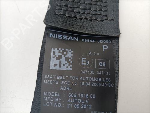 Rear left seatbelt NISSAN QASHQAI / QASHQAI +2 I (J10, NJ10, JJ10E) 1.6 | BP26538341I29 