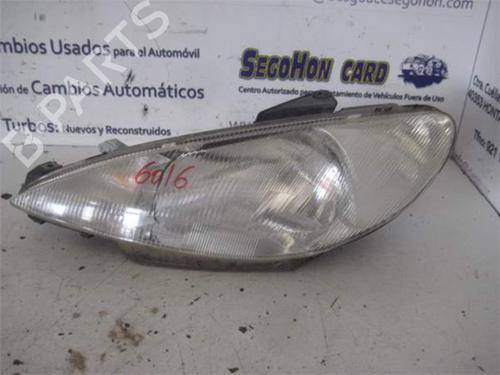 Scheinwerfer links für PEUGEOT 206 Hatchback (2A/C) 1.9 D (69 hp) 25988868