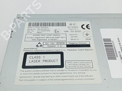 Radio TOYOTA AURIS (_E18_) 1.6 (ZRE181_, ZRE185_, ZRE185R, ZRE181R) | BP23342926E6 
