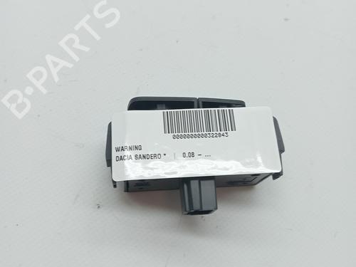 Used Warning switch DACIA SANDERO II 1.5 dCi 75 / Blue dCi 75 (B8JW, B8M4, B8AH, B8M7, B8M6) (75 hp) 23342513