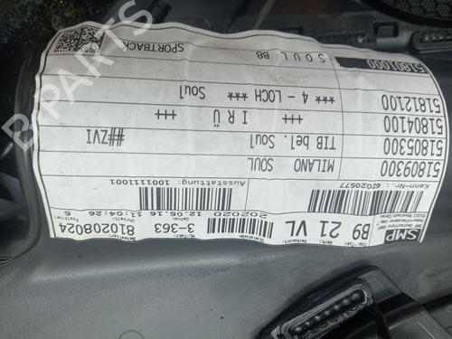 Front left panel AUDI A5 Sportback (8TA) 2.0 TDI | BP23369302C58 