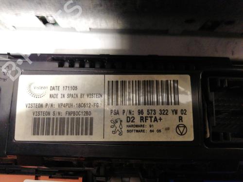 Used Climate control PEUGEOT 407 (6D_) 1.6 HDi 110 (6D9HZC, 6D9HYC) (109 hp) 25465813