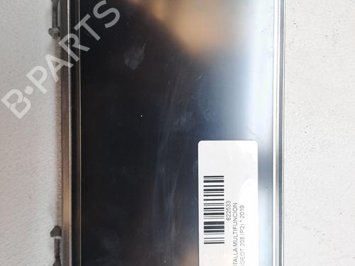 Used Display monitor PEUGEOT 208 I (CA_, CC_) 1.5 BlueHDI 100 (102 hp) 24736037