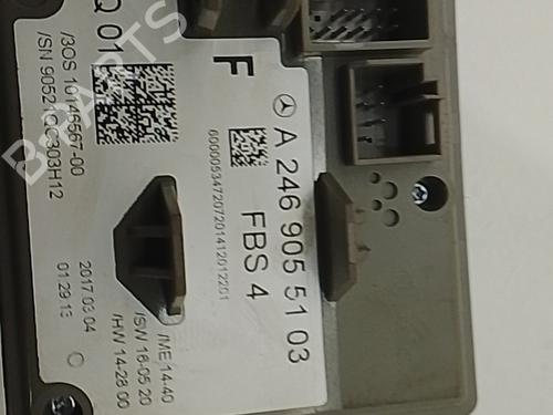 Ignition barrel MERCEDES-BENZ A-CLASS (W176) A 200 CDI / d (176.008) | BP38772236M48 - Image 2