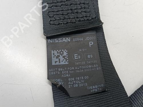 Rear right seatbelt NISSAN QASHQAI I (J10, NJ10) 1.6 | BP26538340I28 