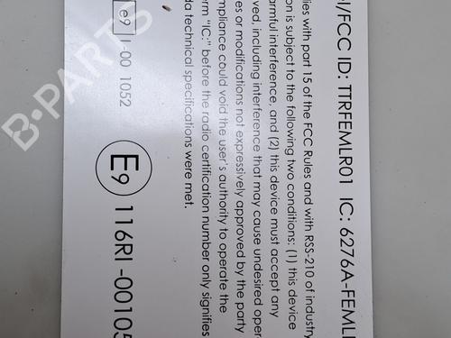 Electronic module BMW 2 Coupe (F22, F87) 220 i | BP23369800M83